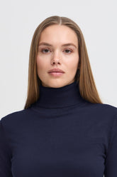 ICHI WOMENS HIGH NECK SWEATER - Smgarment's